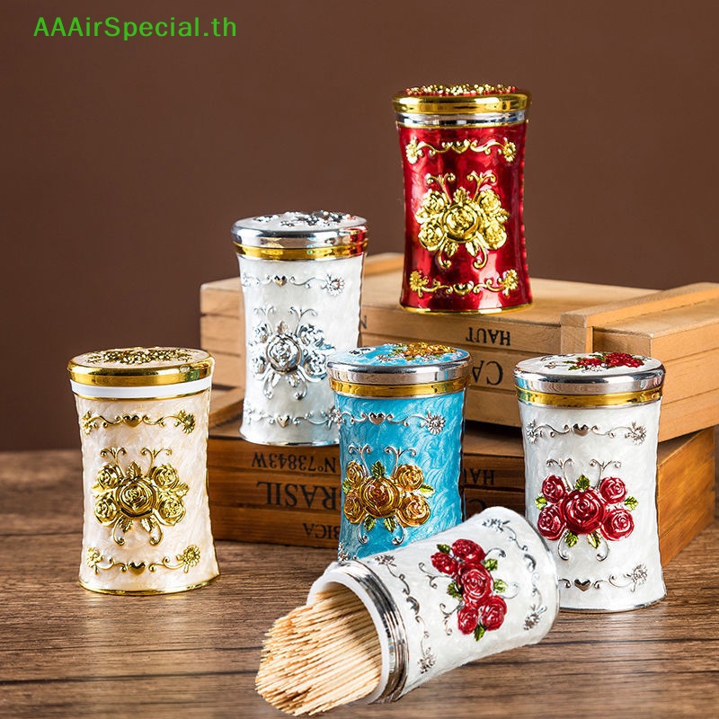 aaairspecial-กล่องไม้จิ้มฟันพลาสติก-สไตล์ยุโรป-ย้อนยุค-สําหรับจัดระเบียบไม้จิ้มฟัน