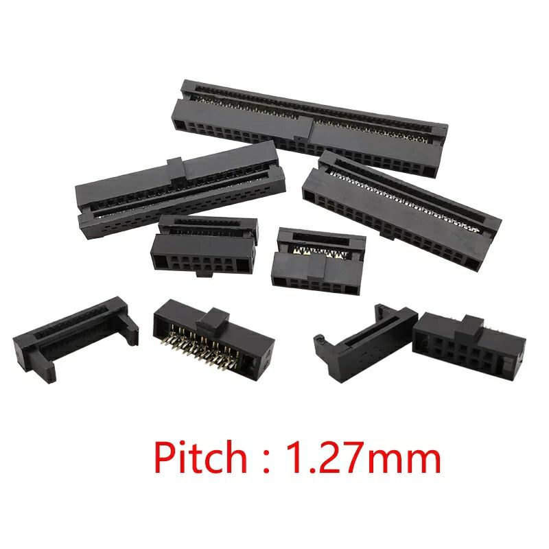 1.27Mm Pitch FC-6P FC-10P FC-20P FC-50P หญิงหัวซ็อกเก็ต IDC Connector ...