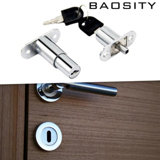 [Baosity] สกรูล็อคประตูบานเลื่อน พร้อมกุญแจ สําหรับล็อกกล่องจดหมาย ตู้เย็น