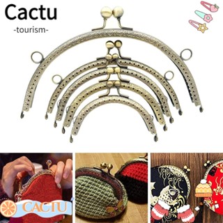 Cactu กรอบเข็มกลัดโลหะ สไตล์วินเทจ ขนาดเล็ก สําหรับกระเป๋าถือ DIY