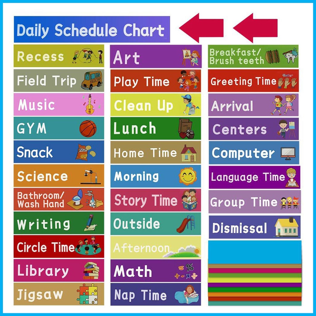 แผนภูมิตารางเวลาประจําวัน-อุปกรณ์การเรียน-ห้องเรียน-แผนภูมิกระเป๋า-ตารางการศึกษา-แผนภูมิกําหนดการ-สําหรับโรงเรียน-สํานักงาน-hjuth