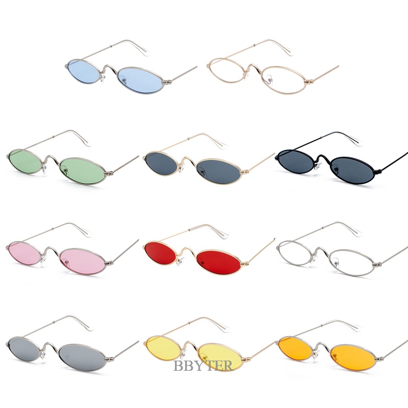 bbyter-วินเทจ-สี่เหลี่ยม-วงรี-แว่นกันแดด-ทุกเพศ-แว่นตากระจก-แว่นตากันแดดย้อนยุค-สําหรับผู้หญิงและผู้ชาย