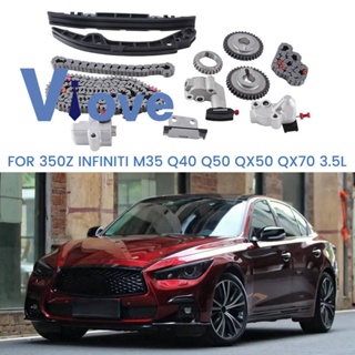 ชุดโซ่ไทม์มิ่ง VQ35HR HJ-49175 อุปกรณ์เสริม สําหรับ 350Z Infiniti M35 Q40 Q50 QX50 QX70 3.5L