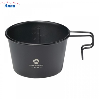 【Anna】600ml Black Sierra Bowl Portable Camping Cups Picnic Tableware Outdoor Cookware