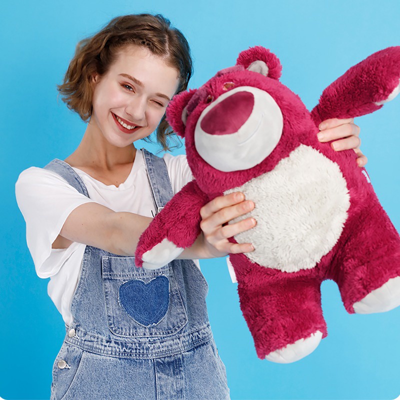 ตุ๊กตาการ์ตูนดิสนีย์-หมี-สตรอเบอร์รี่น่ารัก-เหมาะกับของขวัญวันเกิด-ของเล่นสําหรับเด็ก
