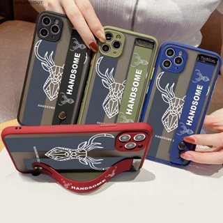 Realme GT Neo 3T เคสเรียวมี สำหรับ Case ELK Deer เคส เคสโทรศัพท์ เคสมือถือ Wristband Clear Cases