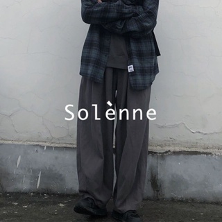 Solenne  กางเกงขายาว คาร์โก้ กางเกง ย้อนยุค 2023 NEW Chic fashion Unique Trendy A23L0N1 36Z230909