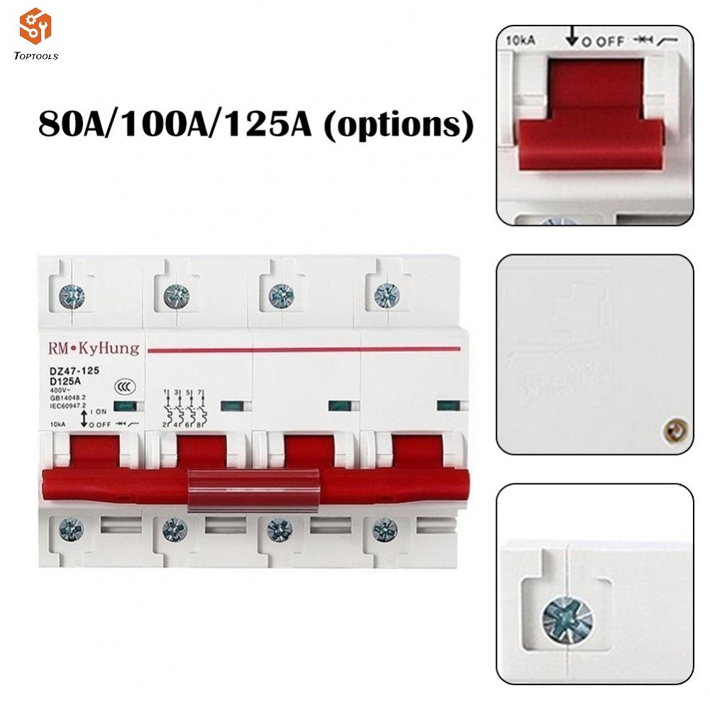 เบรกเกอร์วงจร-4p-dc-mcb-600v-125a-100a-80a-ขนาดเล็ก