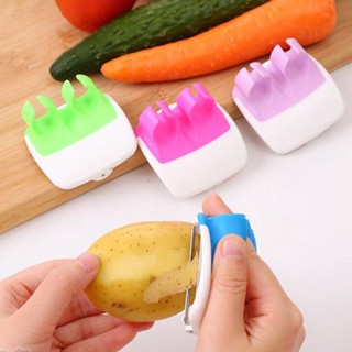 Finger Held Palm Peeler Easy Hold Vegetable Fruit Slicer Kitchen Tool Helper Clearance sale