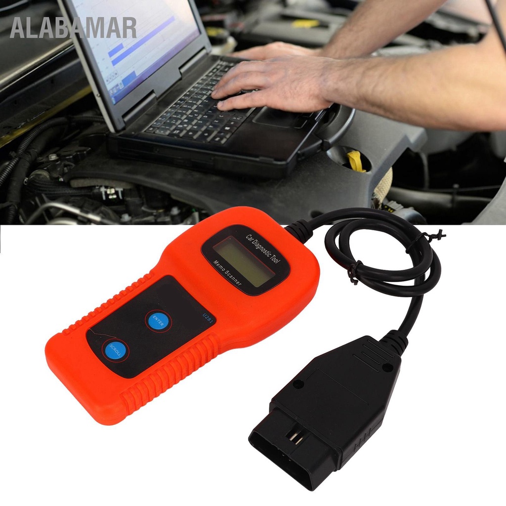 alabamar-u281-obd2-เครื่องอ่านโค้ด-dtc-scan-quick-diagnostic-reset-เครื่องมือตรวจสอบการวินิจฉัยสำหรับรถยนต์