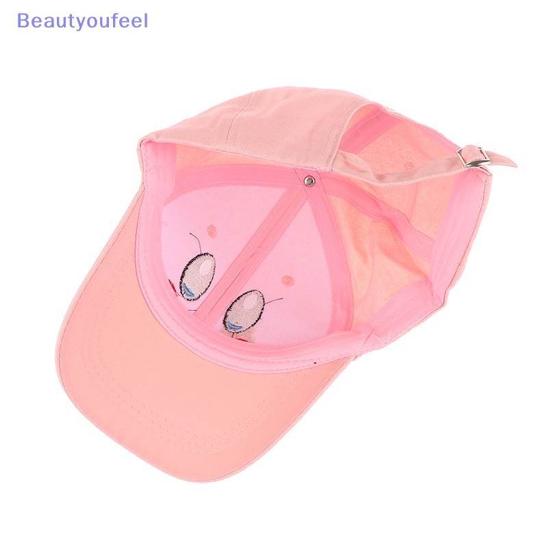 beautyoufeel-หมวกเบสบอลลําลอง-ลายการ์ตูนอนิเมะ-kirby-น่ารัก-สีชมพู-ปรับได้-เหมาะกับฤดูร้อน-ฤดูใบไม้ผลิ-ของขวัญ-สําหรับผู้หญิง
