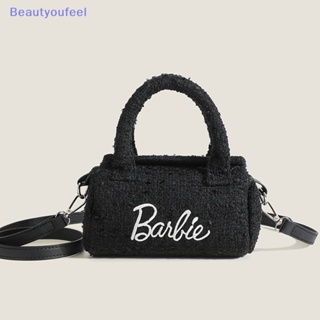 [Beautyoufeel] กระเป๋าถือ ทรงกระบอก สีชมพู ดํา แฟชั่นสําหรับผู้หญิง