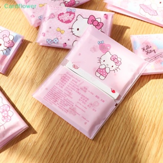 SANRIO &lt;Cardflower&gt; ผ้าเช็ดหน้า ผ้าขนหนู ลายการ์ตูน Hello Kitty น่ารัก แบบพกพา สําหรับเด็กผู้หญิง 2023 ลดราคา