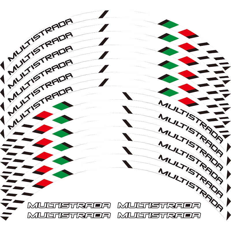 สติกเกอร์สะท้อนแสง-สําหรับติดตกแต่งขอบล้อรถจักรยานยนต์-ducati-multistrada