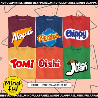 POP CULTURE PINOY SNACKS GRAPHIC TEES | MINDFUL APPAREL T-SHIRT_02