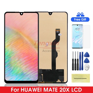 หน้าจอแสดงผล Lcd ดิจิทัล TFT สําหรับ Huawei Mate 20 X EVR-L29 EVR-AL00 Huawei Mate 20X