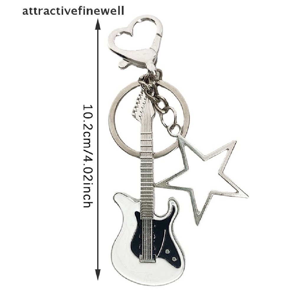 attractivefinewell-พวงกุญแจ-จี้รูปหัวใจ-ดาว-y2k-สไตล์ฮาราจูกุ-แฟชั่นวินเทจ-สําหรับผู้หญิง