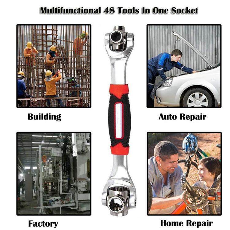 ประแจอเนกประสงค์-48in1-ประแจซ๊อกเก็ต-8หัว-multi-wrench-universal-ส่งจากไทย-มีปลายทาง