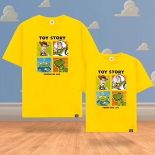 hot💥 Disney Toy Story Friend For Life Family Men เสื้อยืดครอบครัวดิสนีย์ ทอย สตอรี่ ผู้ชาย และเด็ก สินค้าลิขส 👕