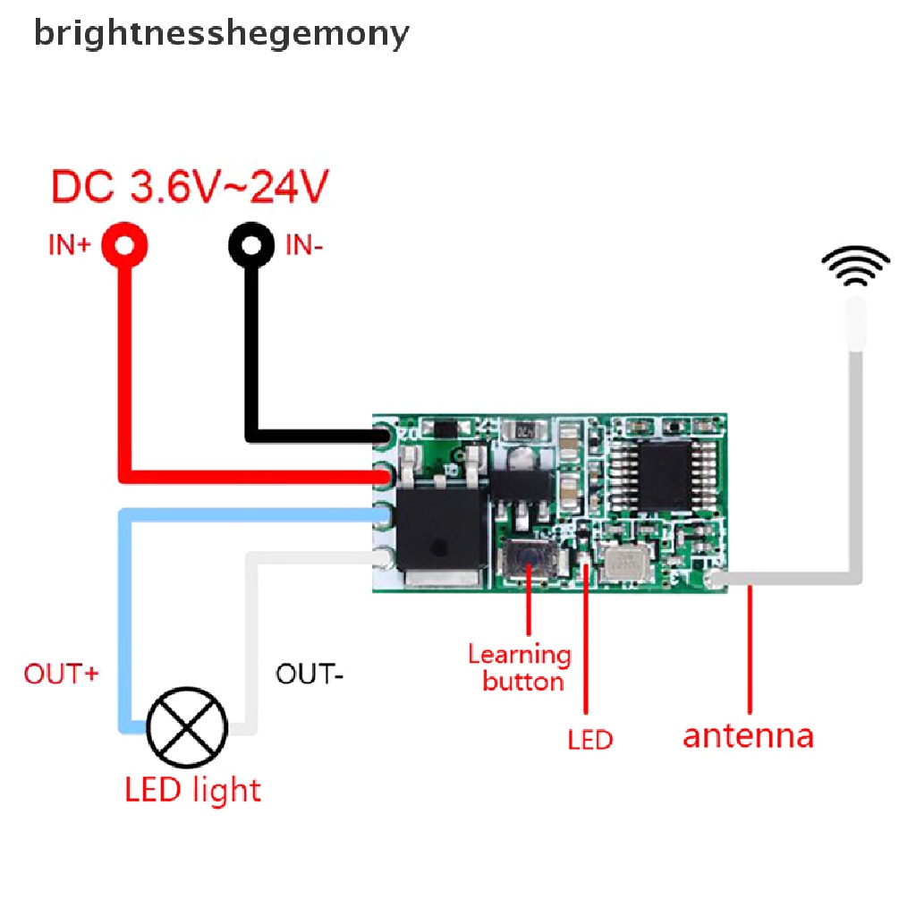 bgth-433mhz-1ch-rf-รีเลย์รับสัญญาณ-สวิตช์ไฟ-รีโมตคอนโทรล-แบบไร้สาย-โมดูลไมโครแตกต่างกัน