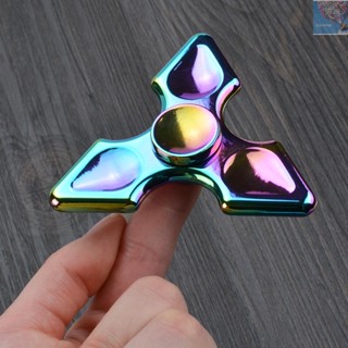 ใหม่ ขายดี ของเล่นมือหมุน Fidget Hand Finger Spinner โลหะผสมสังกะสี ทรงสามเหลี่ยม EDC สําหรับเด็ก ผู้ใหญ่ เล่นคลายเครียด