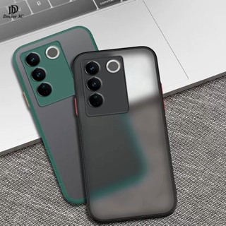 เคสผิวด้าน ตรงรุ่น เคสหลังด้านกันกล้อง เคสขอบสีกันกระแทก VIVO V29 V29E V27 V25 Pro V27E V25E 4G 5G 2023