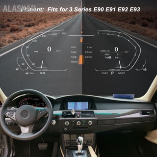 ALASKAR 12.3 นิ้วรถดิจิตอลคลัสเตอร์เครื่องมือแดชบอร์ด LCD Speedmeters จอแสดงผล Dash Monitor สำหรับ 3 Series E90 E91 E92 E93