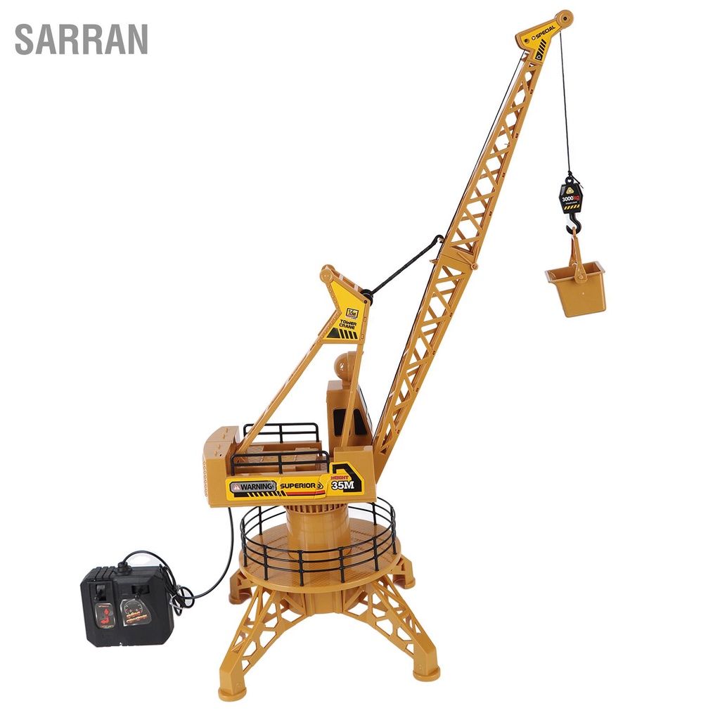 sarran-วิศวกรรมไฟฟ้ารถบรรทุกหนัก-light-music-รีโมทคอนโทรลแบบใช้สายยกของเล่นรถบรรทุกหนักสำหรับเด็ก