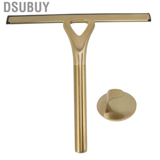 Dsubuy Stainless Steel Squeegee  Comfortable Grip Shower with Hook for Glass Doors Bathroom Window