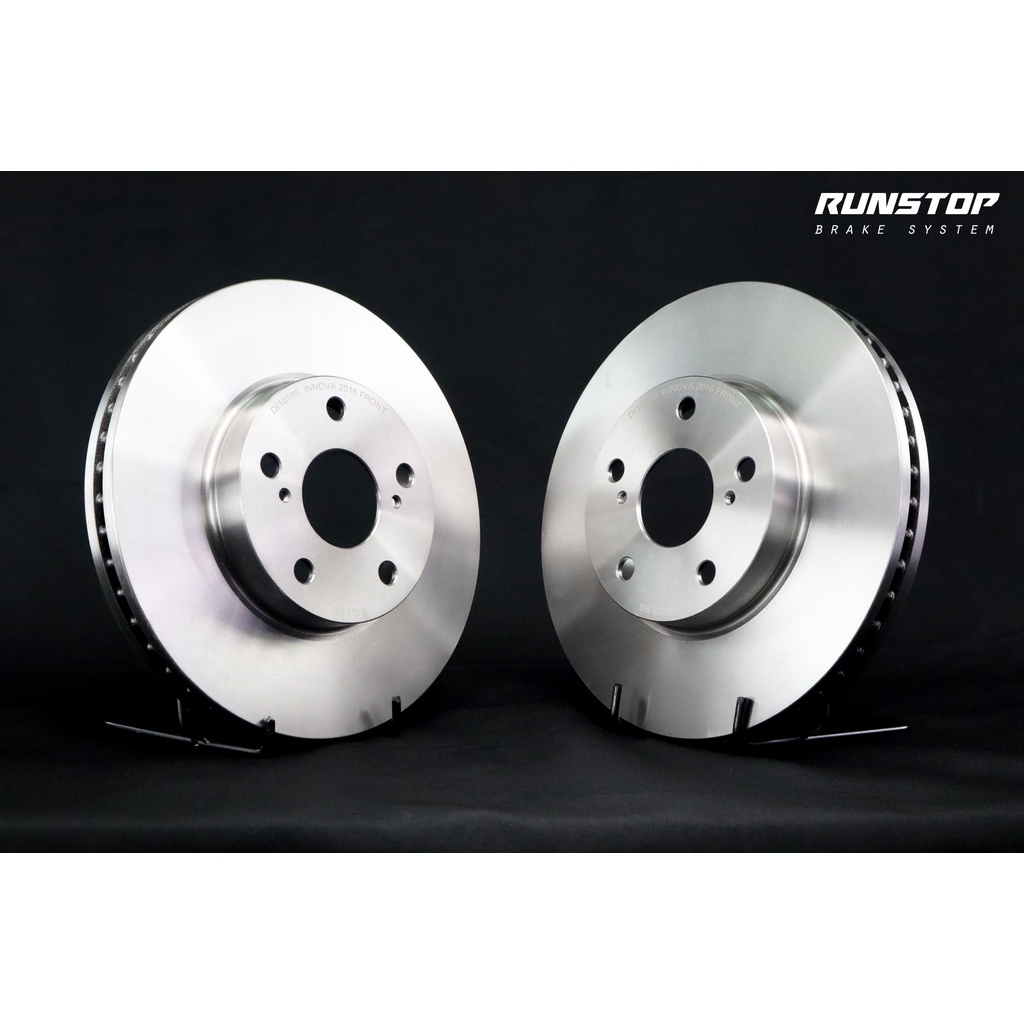 RUNSTOP รันสตอป brake disc จานเบรคหน้า แบบเรียบ ขนาดเดิม TOYOTA รุ่น ...