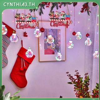 สร้างสรรค์คริสต์มาสซานตาคลอสจี้สุขสันต์วันคริสต์มาสประตูแขวนเครื่องประดับตกแต่งสำหรับบ้านเครื่องประดับคริสต์มาสแขวนจี้ Cynthia