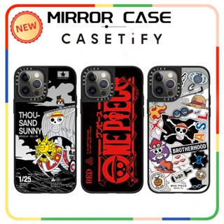 Casetify เคสโทรศัพท์มือถืออะคริลิคแข็ง กันกระแทก ลายการ์ตูน One Piece สําหรับ IPhone14 13 12 Pro Max 11