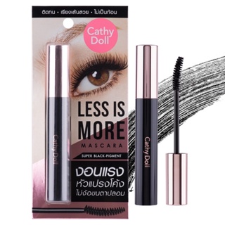 ❤️❤️ เคที่ดอลล์ มาสคาร่าเพิ่มความหนา งอน เด้ง Cathy Doll Less Is More Mascara 8g