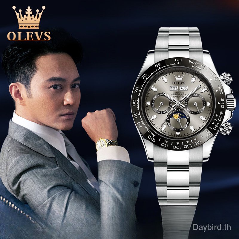 olevs-watch-6654-นาฬิกาข้อมืออัตโนมัติ-อเนกประสงค์-เรืองแสง-ปฏิทิน-สัปดาห์-ปฏิทิน-กันน้ํา-30-เมตร-สําหรับผู้ชาย