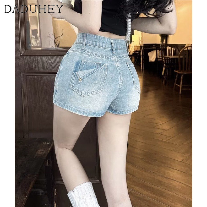 daduhey-new-korean-style-ins-light-colored-denim-skirt-niche-high-waist-a-line-skirt-package-hip-skirt