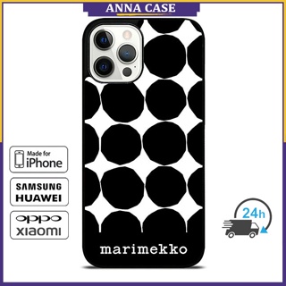 เคสโทรศัพท์มือถือ ลาย Marimekko 24 สําหรับ iPhone 14 Pro Max 13 Pro Max Samsung Galaxy Note10+ S21Ultra