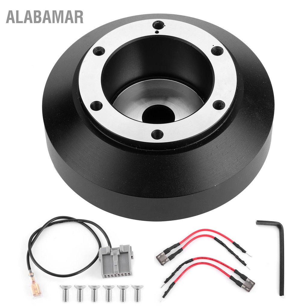 alabamar-ชุดอะแดปเตอร์ฮับสั้นพวงมาลัย-6-รู-141h-เหมาะสำหรับ-nissan-350z-370z-amada-versa-cube