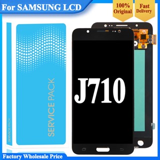 อะไหล่หน้าจอสัมผัสดิจิทัล LCD 5.5 นิ้ว แบบเปลี่ยน สําหรับ Samsung Galaxy J7 2016 J710 J710F J710M J710G