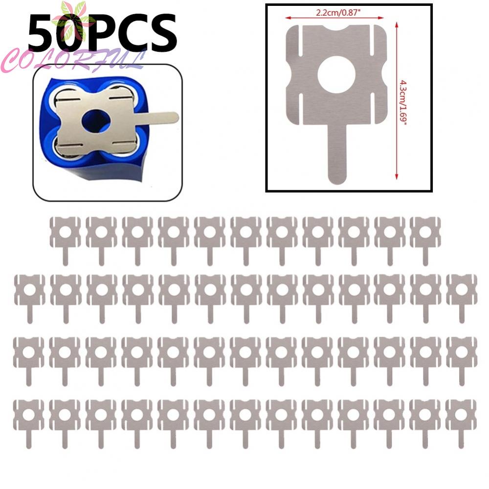 colorful-50pcs-4s-50pcs-4s-lithium-battery-pack-replace-spot-welding-nickel-sheet-t6-u-sh