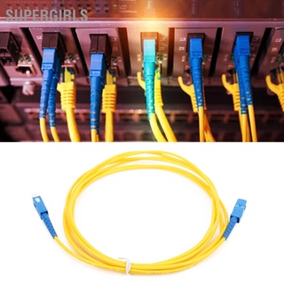 SUPERGIRLS สายแพทช์ใยแก้วนำแสง SC/UPC‑SC/UPC‑SM‑DX‑3.0‑3M‑PVC จัมเปอร์สายแพทช์ใยแก้วนำแสง
