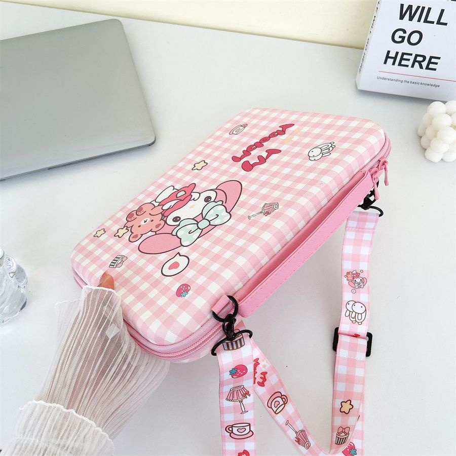 กระเป๋าใส่แท็บเล็ต-โน๊ตบุ๊ค-หนัง-pu-กันน้ํา-ลาย-melody-cinnamoroll-ipad-น่ารัก-พร้อมสายคล้องคอ-สําหรับ-ipad-11-13-นิ้ว