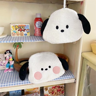 SANRIO ผ้าขนหนู ผ้ากํามะหยี่ ลายการ์ตูนซานริโอ้ Pochacco น่ารัก สําหรับแขวนตกแต่ง