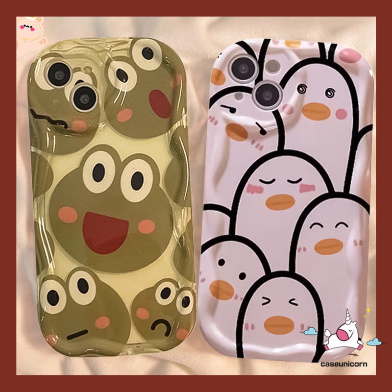 เคสโทรศัพท์มือถือแบบนิ่ม-ลายการ์ตูนกบ-เป็ดน่ารัก-3d-สําหรับ-redmi-10c-9t-9-10a-9c-nfc-a1-a2-9a-poco-m3-redmi-note-12-8-11-10s-11s-9-10-pro-max