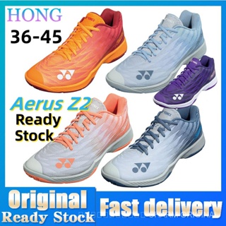 【[ส่งตอนนี้!!!] Yonex power cushion Aerus Z2 รองเท้ากีฬา รองเท้าแบดมินตัน ระบายอากาศ น้ําหนักเบา สําหรับผู้ชาย ผู้หญิง HI6F 5