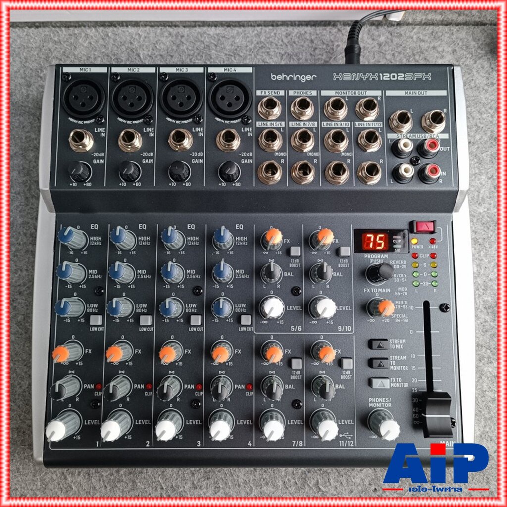 behringer-xenyx-1202sfx-mixer-มิกเซอร์-12-input-2-bus-mixer-with-xenyx-mic-preamps-british-eqs-and-24-bit-multi-fx-p