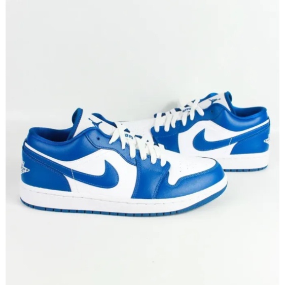 ของแท้-100-nike-air-jordan-1-low-marina-blue-รองเท้าผ้าใบ