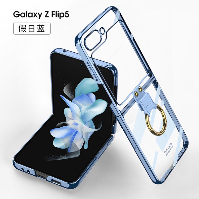 เคสโทรศัพท์มือถือ-กันกระแทก-พร้อมแหวนตั้งโทรศัพท์-หรูหรา-สําหรับ-samsung-galaxy-z-flip5-z-flip-5-flip-z-5
