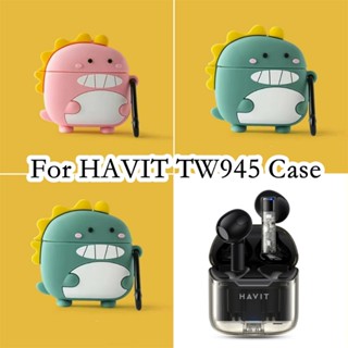 【Case Home】เคสหูฟัง แบบนิ่ม ลายการ์ตูน สําหรับ HAVIT TW945 HAVIT TW945