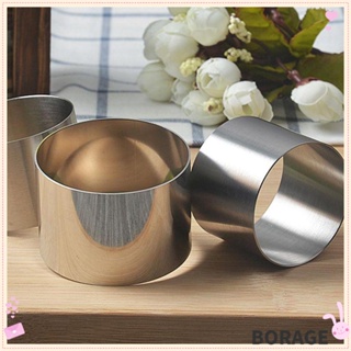 BORAGE DIY Mousse Ring Decorating Mini Round Stainless Steel Bakeware New Pastry Tool Mould Cake Mold