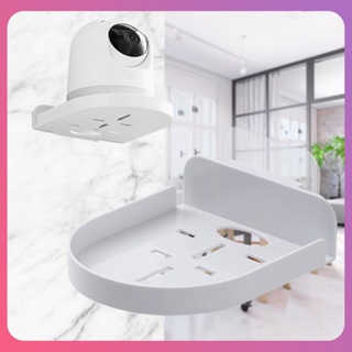 Creative ชั้นวางกล้องในบ้านติดผนังแบบเจาะฟรีรองรับ Universal Monitoring Tray ชั้นวางอเนกประสงค์กันน้ำสำหรับห้องน้ำในบ้าน เครื่องมือ [COD]